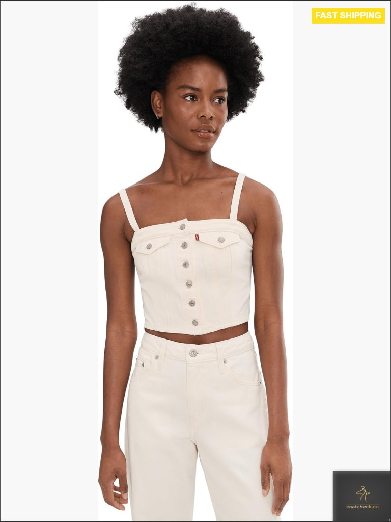 Denim Tube Top Sleeveless Slim Fit Vest Casual Layering Y2k Removable Straps